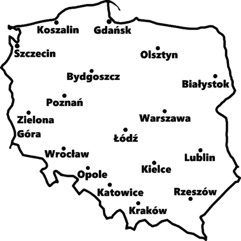 mapa polski reklama kampanie