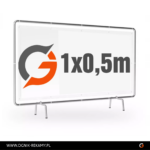 Baner reklamowy 1x05m Frontlit 510g powlekany pcv trwały