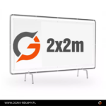 Baner reklamowy 2x2m Frontlit 510g powlekany pcv trwały